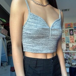cute grey tank top